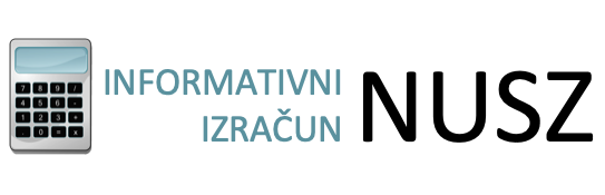 Informativni izračun NUSZ