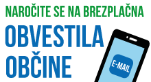 Naročite se na brezplačna obvestila občine